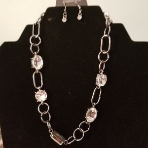 Necklace and earrings